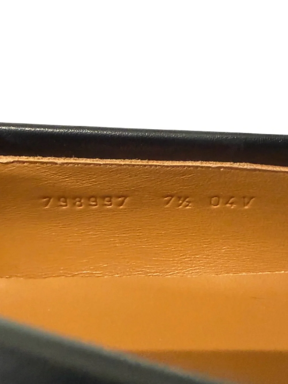 Gucci black leather